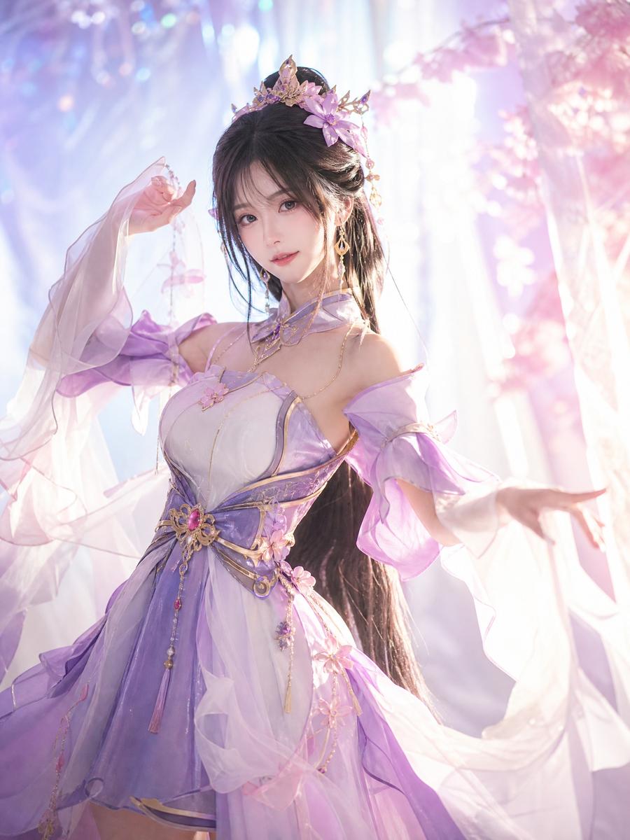 抖荫短视频 cosplay视频演示：汉服古风造型全过程